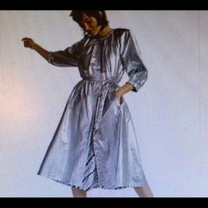 INC International Concepts Shining Metallic Long Jacket.